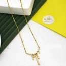 Klitz Stunning Gold Plated Chain Pendant
