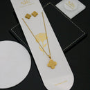 Klitz Trendy Four-Leaf Clover Necklace Set