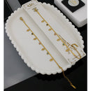 Klitz Premium Leaf Sparkle Design Austrian Stone Bracelet