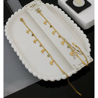 Klitz Premium Butterfly Sparkle Design Austrian Stone Bracelet