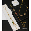 Klitz Premium Quality Shimmer Crystal Adjustable Chain Bracelet