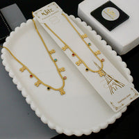 Klitz Premium Finish Glam Austrian Stone Necklace (1 Piece Only)