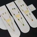 Klitz Trendy  Crystal Stone Necklace Set ( 1Piece Only)