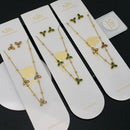 Klitz Trendy  Crystal Stone Necklace Set ( 1Piece Only)