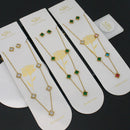 Klitz Trendy  Crystal Stone Necklace Set ( 1Piece Only)