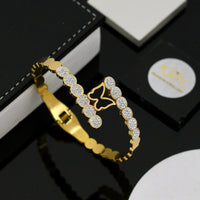 Klitz Classic Austrian Stone Butterfly Bracelet for Daily Wear