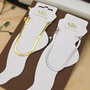 Klitz Modern Minimal Snake Chain Necklace