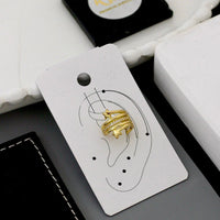 Klitz Premium Austrian Stone Earcuff Earrings