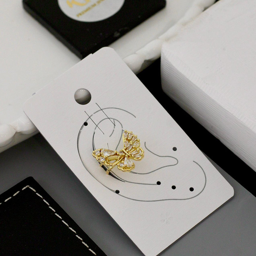 Klitz Premium Crystal Stone Earcuff Earrings