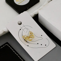 Klitz Premium Crystal Stone Earcuff Earrings