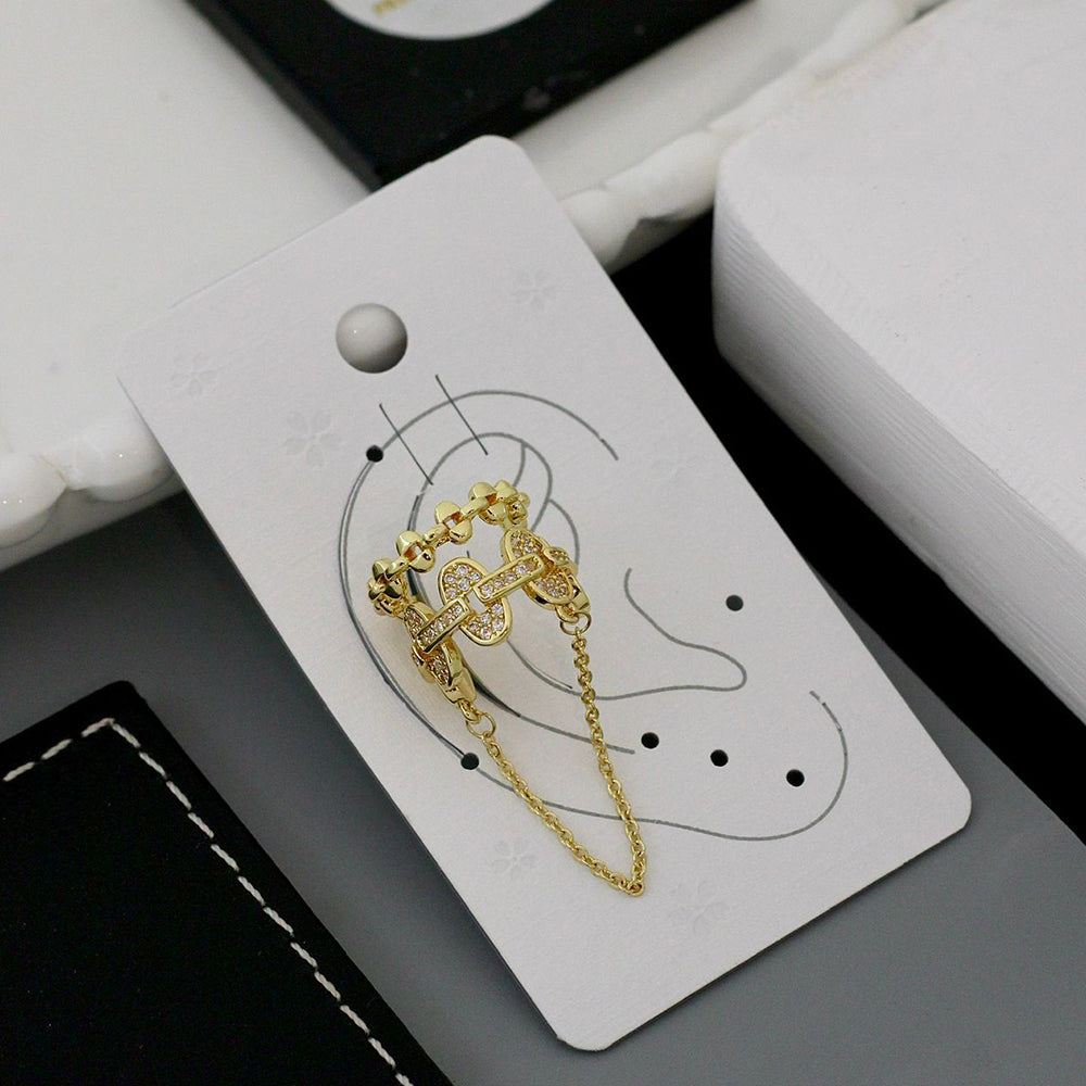 Klitz Premium Austrian Stone Earcuff Earrings