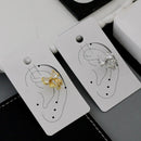 Klitz Sparkling Crystal Stone Bow Shape Earcuff Earrings