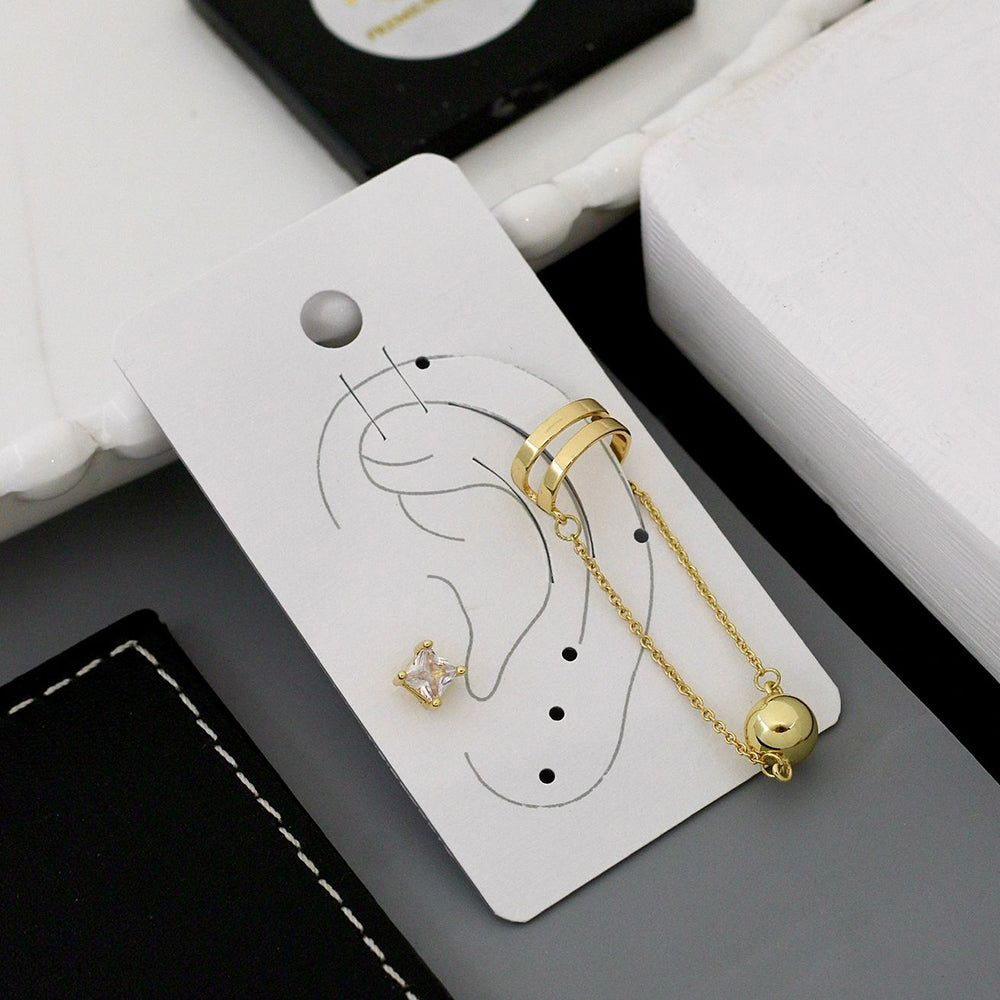 Klitz Premium Austrian Stone Earcuff Earrings