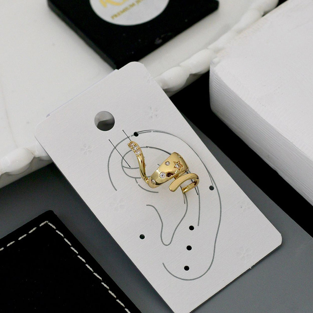 Klitz Premium Austrian Stone Earcuff Earrings