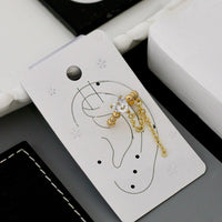 Klitz Premium Crystal Stone Earcuff Earrings