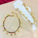 Klitz Premium Quality Shimmer Austrian Adjustable Chain Bracelet