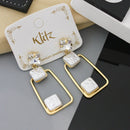 Klitz Sparkling Crystal Stone Dangler Earrings