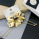 Klitz Designer Floral Dangler Earrings