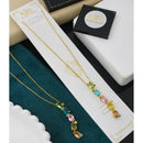 Klitz Sparkling Crystal Stone Necklace  ( 1 Piece Only)