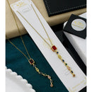 Klitz Sparkling Crystal Stone Necklace  ( 1 Piece Only)