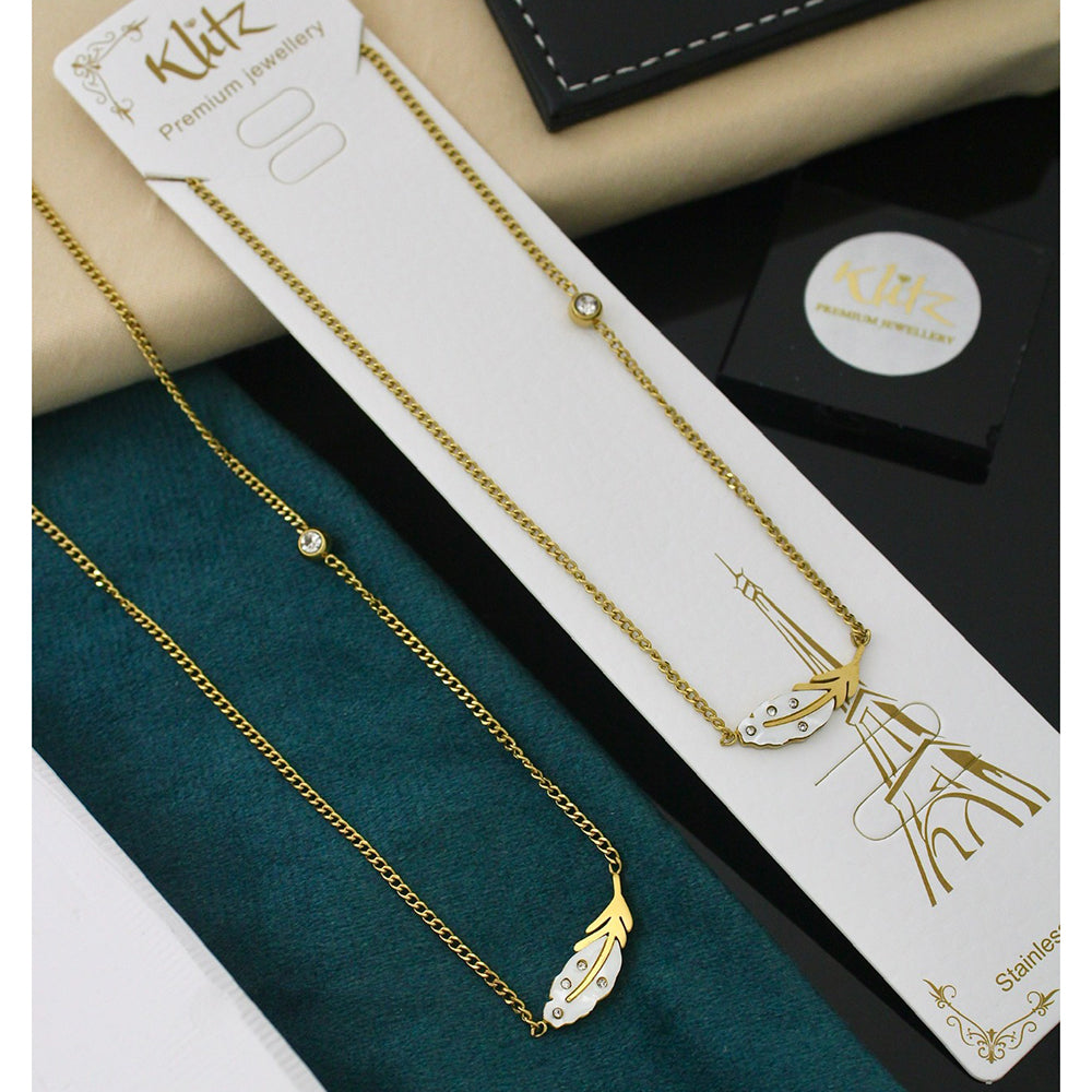 Klitz Sparkling Austrian Stone Necklace  ( 1 Piece Only)