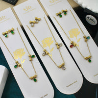 Klitz Sparkling Crystal Stone Necklace  ( 1 Piece Only)