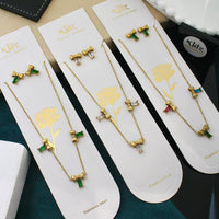 Klitz Sparkling Crystal Stone Necklace  ( 1 Piece Only)