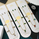 Klitz Sparkling Crystal Stone Necklace  ( 1 Piece Only)