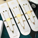 Klitz Sparkling Crystal Stone Necklace  ( 1 Piece Only)