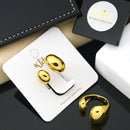 Klitz Glam Finger Ring 