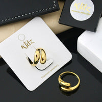 Klitz Glam Finger Ring 