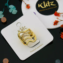 Klitz Glam Austrian Stone Finger Ring