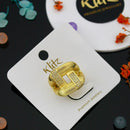 Klitz Glam Austrian Stone Finger Ring