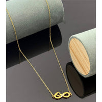 Klitz Forever Love Heart Infinity Necklace