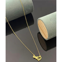 Klitz Forever Love Heart Austrian Stone Necklace