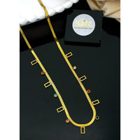 Klitz Classic Austrian Stone Snake Chain Necklace