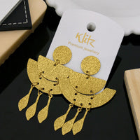 Klitz Stylish Stainless Steel Dangler Earrings