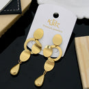 Klitz Stylish Stainless Steel Dangler Earrings