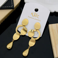 Klitz Stylish Stainless Steel Dangler Earrings