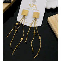 Klitz Stylish Stainless Steel Beads Dangler Earrings