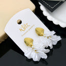 Klitz Stylish Stainless Steel Dangler Earrings