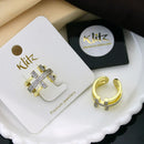 Klitz Sparkling Austrian Stone Cocktail Ring