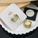 Klitz Sparkling Austrian Stone Cocktail Ring