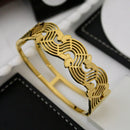 Klitz Sleek Polished Finish Butterfly Designer Openable Bracelet