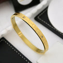 Klitz Premium Bow Austrian Stone Openable Bracelet