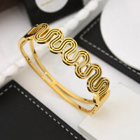 Klitz Sleek Polished Finish Designer Openable Bracelet