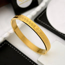 Klitz Sleek Polished Finish Austrian Stone Designer Openable Bracelet