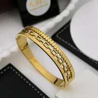 Klitz Sleek Polished Finish Designer Openable Bracelet