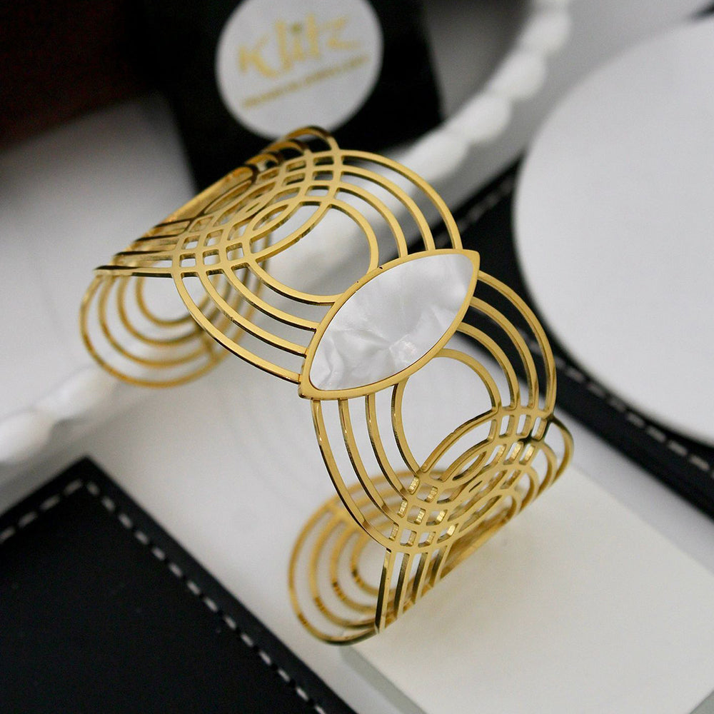 Klitz Modern Art Inspired Openable Bracelet