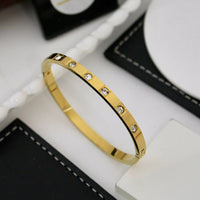 Klitz Premium Austrian Stone Designer Openable Bracelet